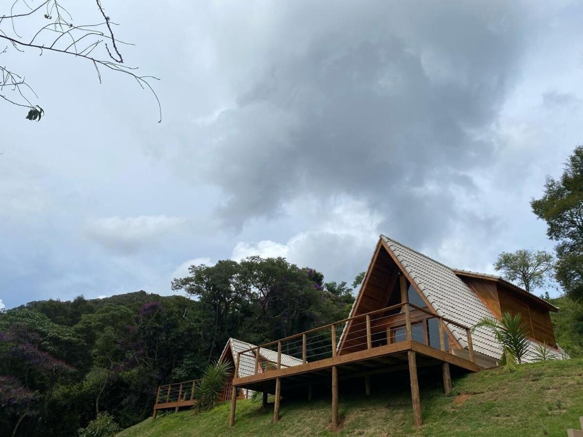 Chales Fazenda Floresta Das Araucarias 库尼亚 外观 照片