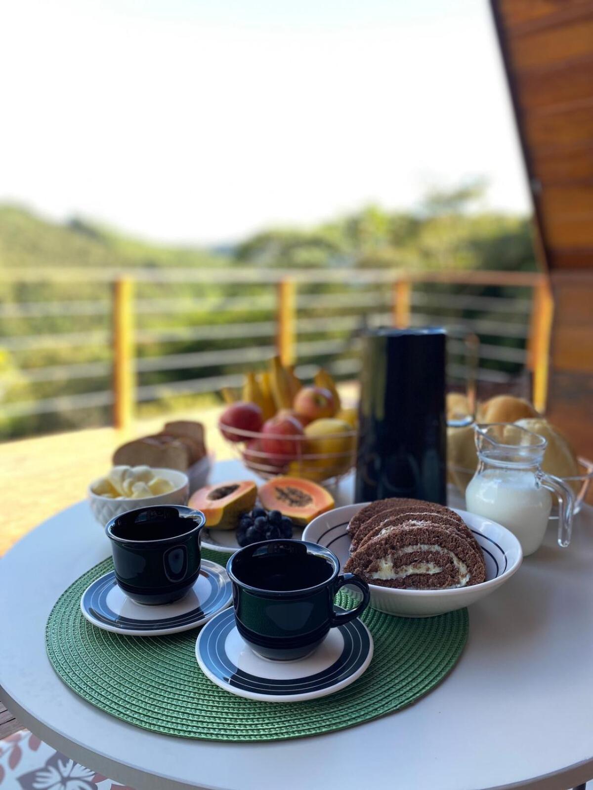 Chales Fazenda Floresta Das Araucarias 库尼亚 外观 照片